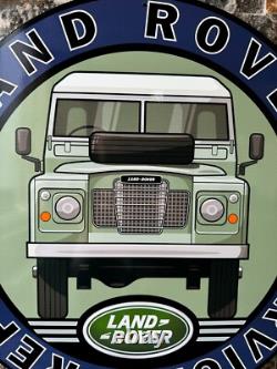 Vintage- High Quality LAND ROVER RARE SIGN- 19.7 (50cm)