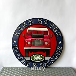 Vintage- High Quality- LAND ROVER RARE SIGN- 29.9 (76cm)