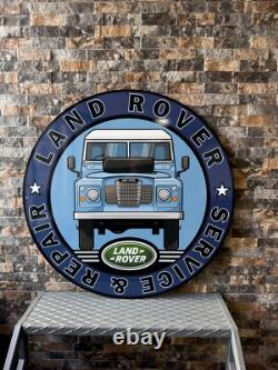 Vintage- High Quality LAND ROVER RARE SIGN- 29.9 (76cm)