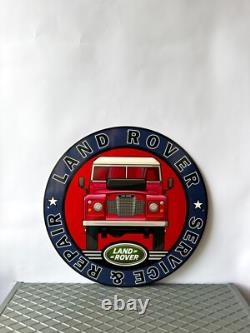 Vintage- High Quality- LAND ROVER RARE SIGN- 29.9 (76cm)
