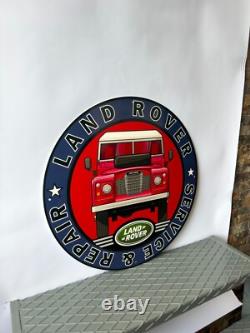Vintage- High Quality- LAND ROVER RARE SIGN- 29.9 (76cm)
