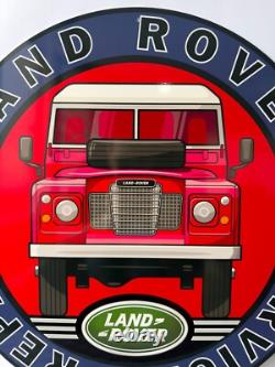 Vintage- High Quality- LAND ROVER RARE SIGN- 29.9 (76cm)