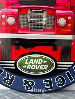 Vintage- High Quality- LAND ROVER RARE SIGN- 29.9 (76cm)