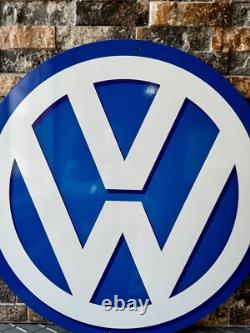 Vintage- High Quality- Volkswagen sign 19.7 (50cm)