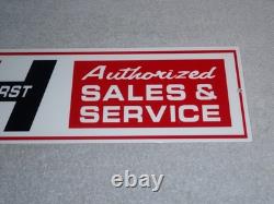Vintage Hurst Sales & Service 4 5 Speed Shifter 15 Metal Car Gasoline Oil Sign