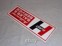 Vintage Hurst Sales & Service 4 5 Speed Shifter 15 Metal Car Gasoline Oil Sign