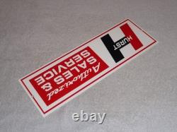 Vintage Hurst Sales & Service 4 5 Speed Shifter 15 Metal Car Gasoline Oil Sign