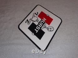 Vintage Hurst Shifter 4 5 Speed Shift Auto Racing Mascot Metal Gasoline Oil Sign