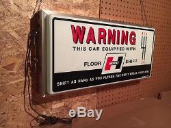 Vintage Hurst Shifters Sign Ford, Chevy, Mopar, Pontiac, Oldsmobile, AMC