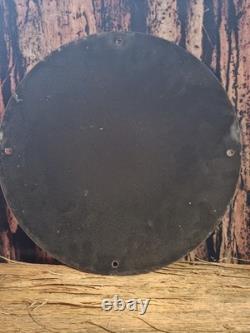 Vintage Indian Gasoline Porcelain Gas Pump Sign Motor Oil 12