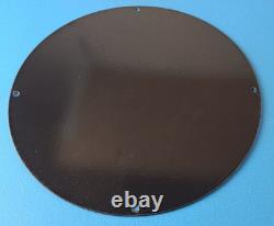 Vintage Indian Motorcycles Sign Hendee Sales Parts Service Porcelain Gas Sign