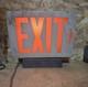 Vintage Industrial Exit Metal Light-up Sign