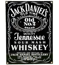 Vintage Jack Daniel's Tennessee Whiskey Porcelain Sign Gas Station Liquor Store