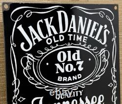 Vintage Jack Daniel's Tennessee Whiskey Porcelain Sign Gas Station Liquor Store