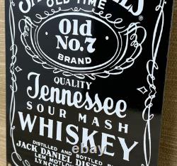 Vintage Jack Daniel's Tennessee Whiskey Porcelain Sign Gas Station Liquor Store
