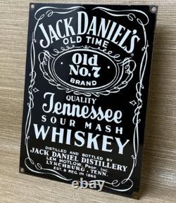 Vintage Jack Daniel's Tennessee Whiskey Porcelain Sign Gas Station Liquor Store