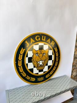 Vintage Jaguar Emblem Heavy Metal Sign XL 19.7 (50 cm)
