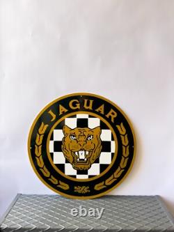 Vintage Jaguar Emblem Heavy Metal Sign XL 19.7 (50 cm)