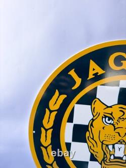 Vintage Jaguar Emblem Heavy Metal Sign XL 19.7 (50 cm)