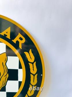 Vintage Jaguar Emblem Heavy Metal Sign XL 19.7 (50 cm)