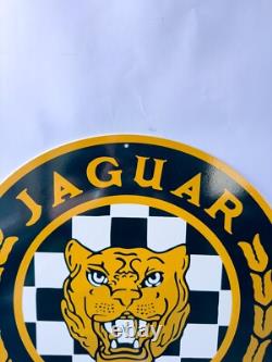 Vintage Jaguar Emblem Heavy Metal Sign XL 19.7 (50 cm)
