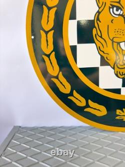 Vintage Jaguar Emblem Heavy Metal Sign XL 19.7 (50 cm)