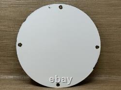 Vintage Jaguar Porcelain Dealership Sign Sales Service Motor Oil Gas Station