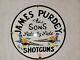 Vintage James Purdey & Sons Porcelain Sign Hunting Ammo Gas Oil Winchester Deer