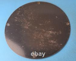 Vintage Jeep Porcelain Sign Garage Shop Gas Service Station Pump Plate Sign