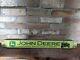 Vintage John Deere Porcelain Sign Door Push Bar Gas 32 X 3