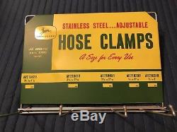 Vintage John Deere RARE NOS Hose Clamps Display