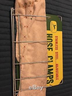 Vintage John Deere RARE NOS Hose Clamps Display