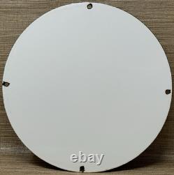 Vintage Johnson Gasoline Porcelain Sign Dealership Gas Station Service Motor Oil