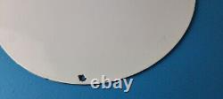Vintage Johnson Sea-horse Sign Gas Boat Engines Outboards Porcelain Pump Sign