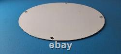 Vintage Johnson Sea-horse Sign Gas Boat Engines Outboards Porcelain Pump Sign