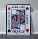 Vintage King Kard Porcelain Metal Gas Oil Sign Service Station Pump Ad Rare