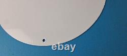Vintage LA Dodgers Sign MLB Baseball Stadium Porcelain Gas Pump Sign