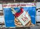 Vintage L & M Cigarettes Sign Tin