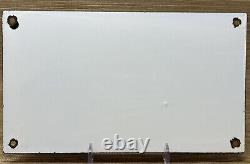 Vintage Lake Central Airlines Porcelain Sign Great Lakes Midwest Airplane Hangar