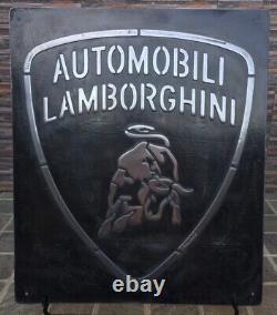 Vintage Lamborghini sign