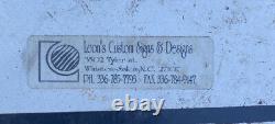 Vintage Leons Custom Signs & Designs Caravan Of Kedar 18X24 Sign 2 Sided