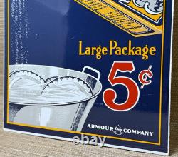 Vintage Lighthouse Soap Porcelain Sign Marine Gas Station Store Oil Nautical