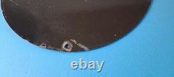 Vintage Lion Gasoline Porcelain Sign Gas Pump Sign