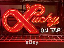 Vintage Lucky Neon Sign