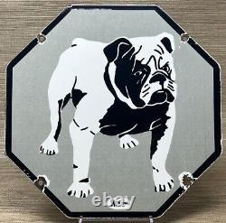 Vintage Mack Trucks Porcelain Dealership Sign Gas Sales & Service Oil