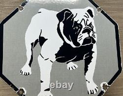 Vintage Mack Trucks Porcelain Dealership Sign Gas Sales & Service Oil