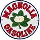 Vintage Magnolia Gasoline Porcelain Sign Gas Station Pump Motor Oil Service