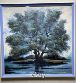 Vintage Margaret Gare' Barks Fine Print Tree Of Life. Signed. 60's-70's. Rare