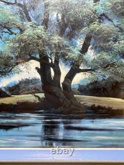 Vintage Margaret Gare' Barks Fine Print Tree Of Life. Signed. 60's-70's. Rare