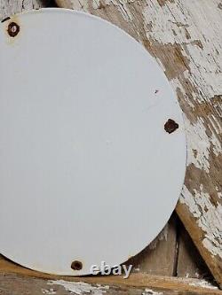 Vintage Mason Dixon Porcelain Sign 1954 Diesel Fuel Gas Station Motor Oil Garage